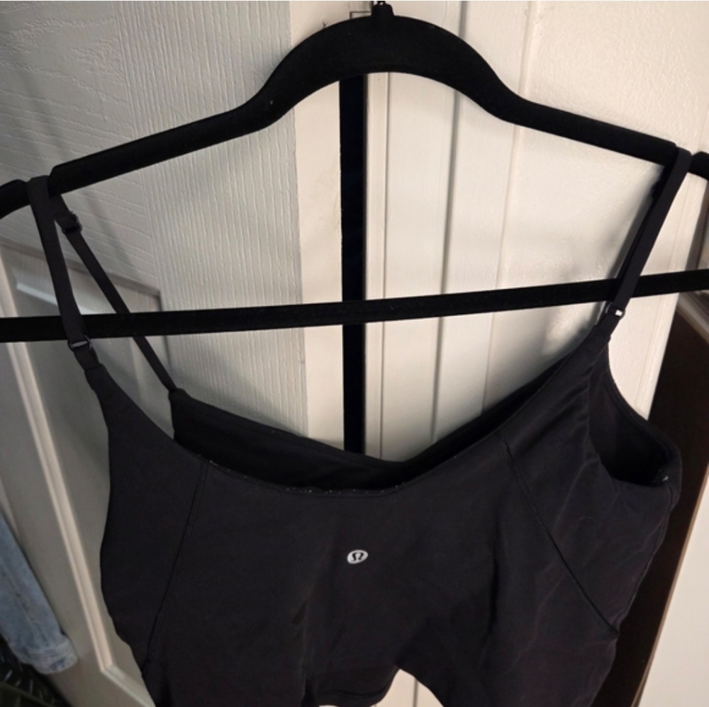 Black lululemon Align™ Cropped Cami Tank Top size 14 sports bra - Picture 4 of 7